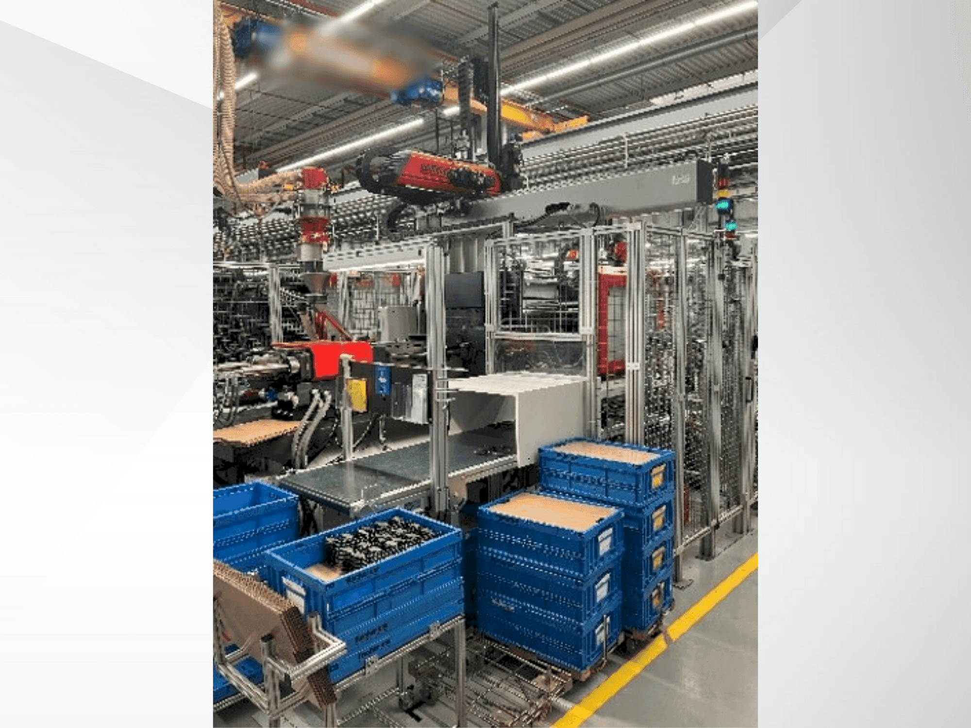 Frontansicht der Arburg Allrounder 470 S 1300-350 (2004)  Maschine