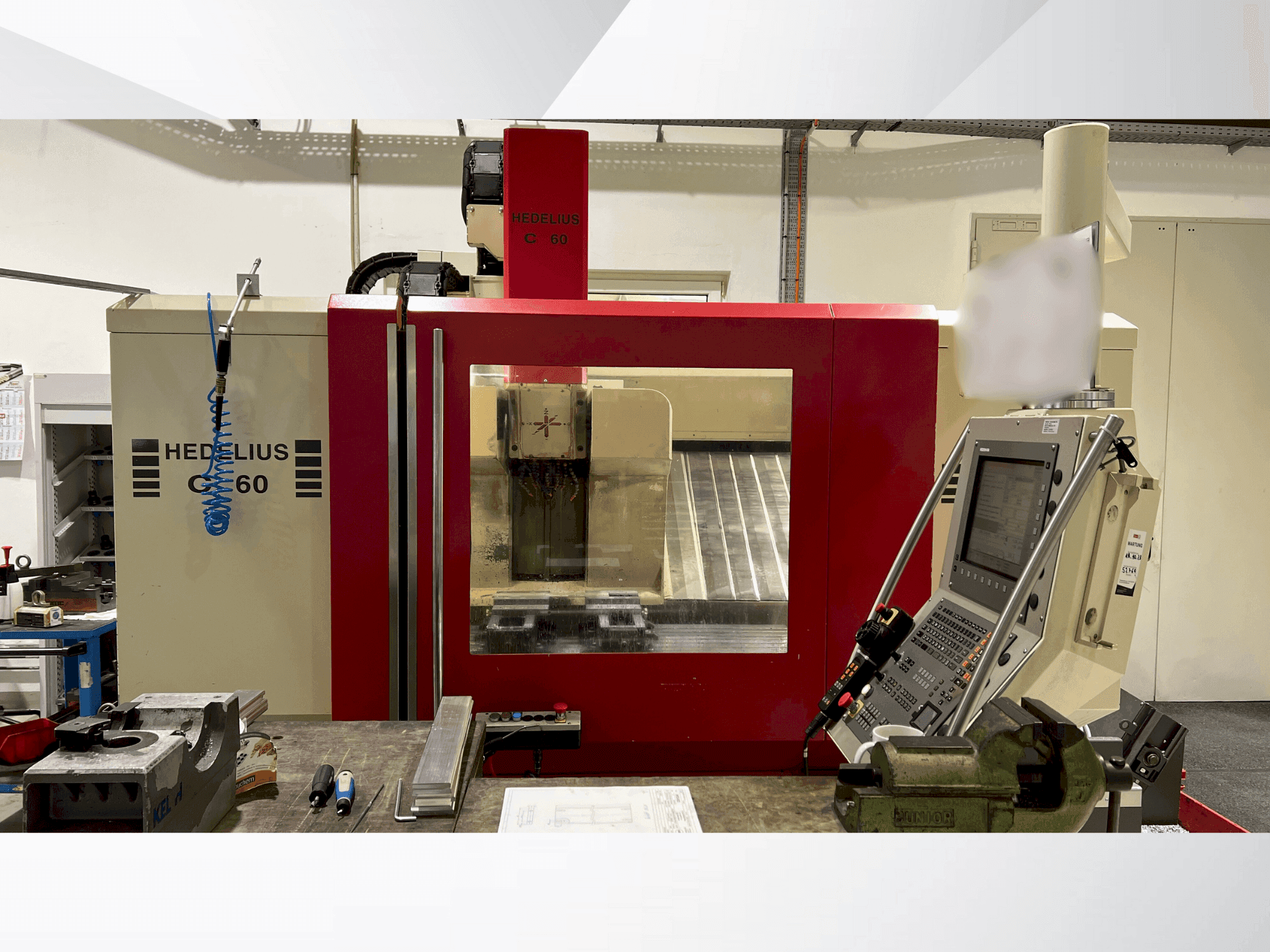 Frontansicht der HEDELIUS C60S-1200  Maschine