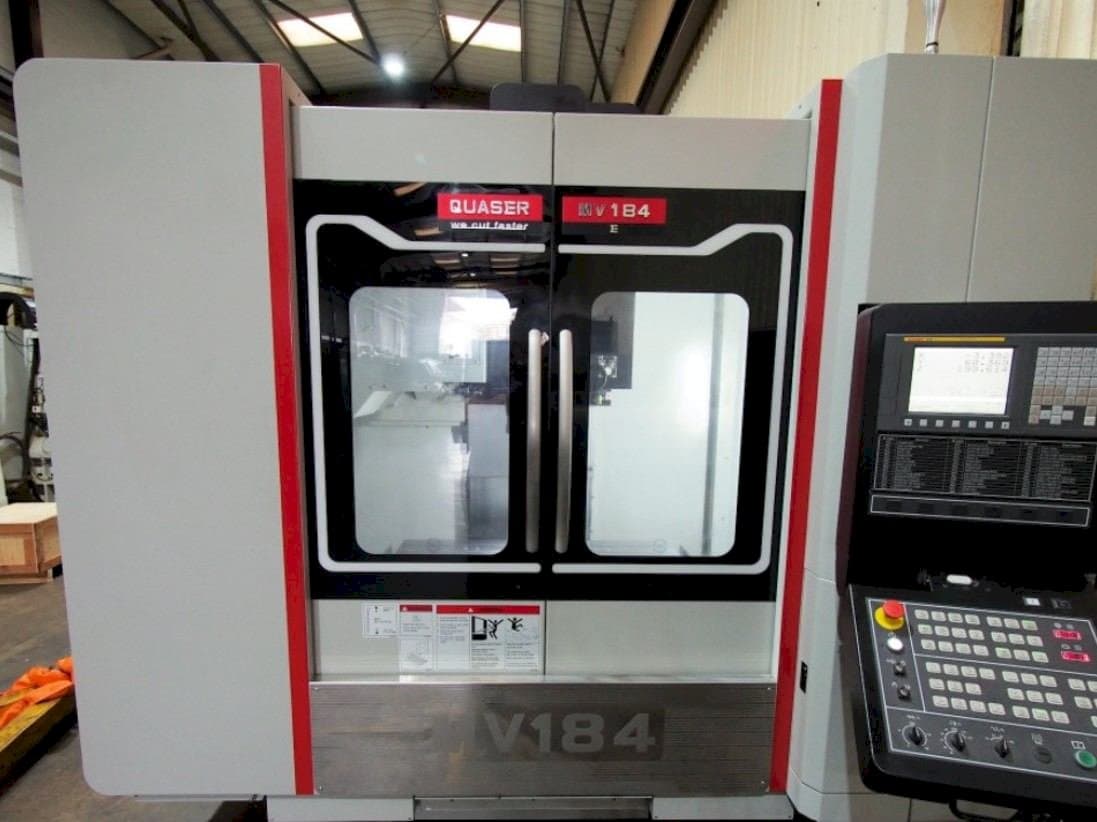 Frontansicht der Quaser MV184E  Maschine