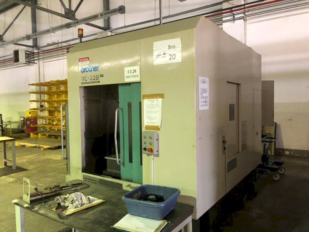 Frontansicht der Brother TC 32B  Maschine