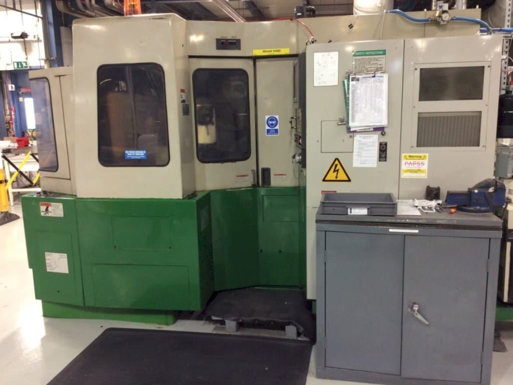 Frontansicht der Mazak Mazatech H400  Maschine