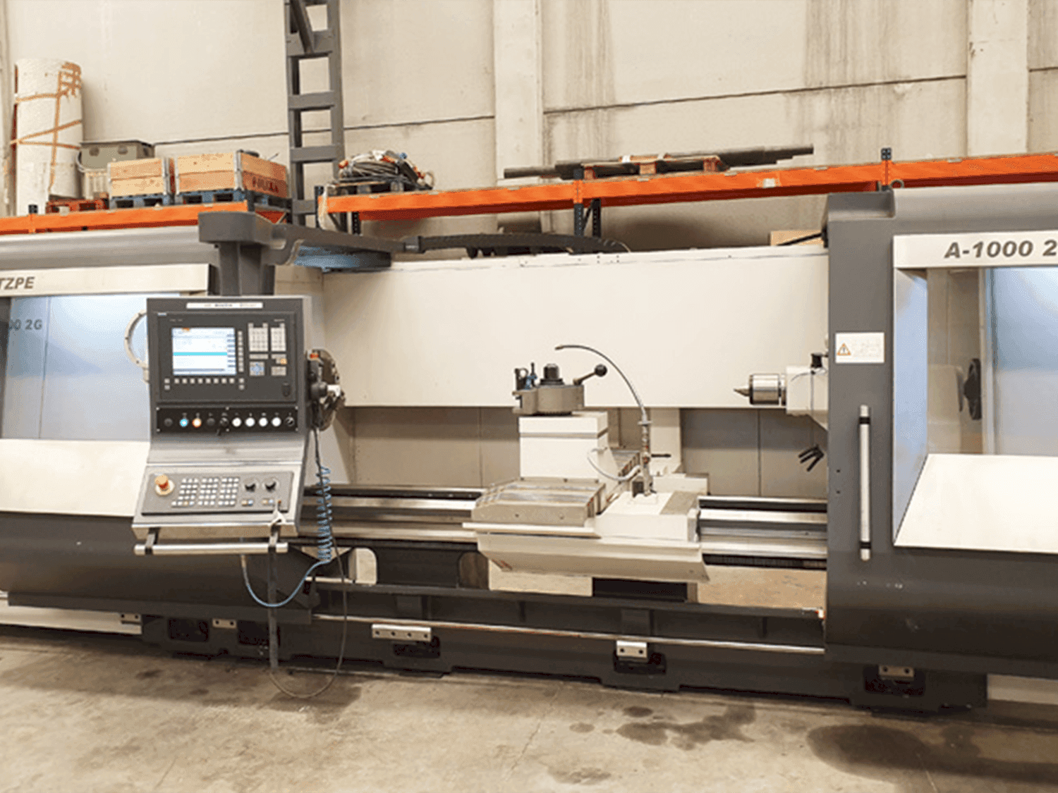 Frontansicht der Gurutzpe A-1000 2G  Maschine