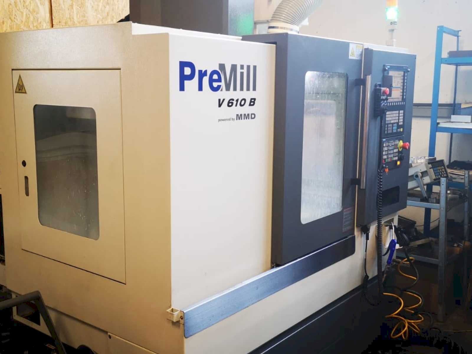 Frontansicht der PreMill V 610 B  Maschine