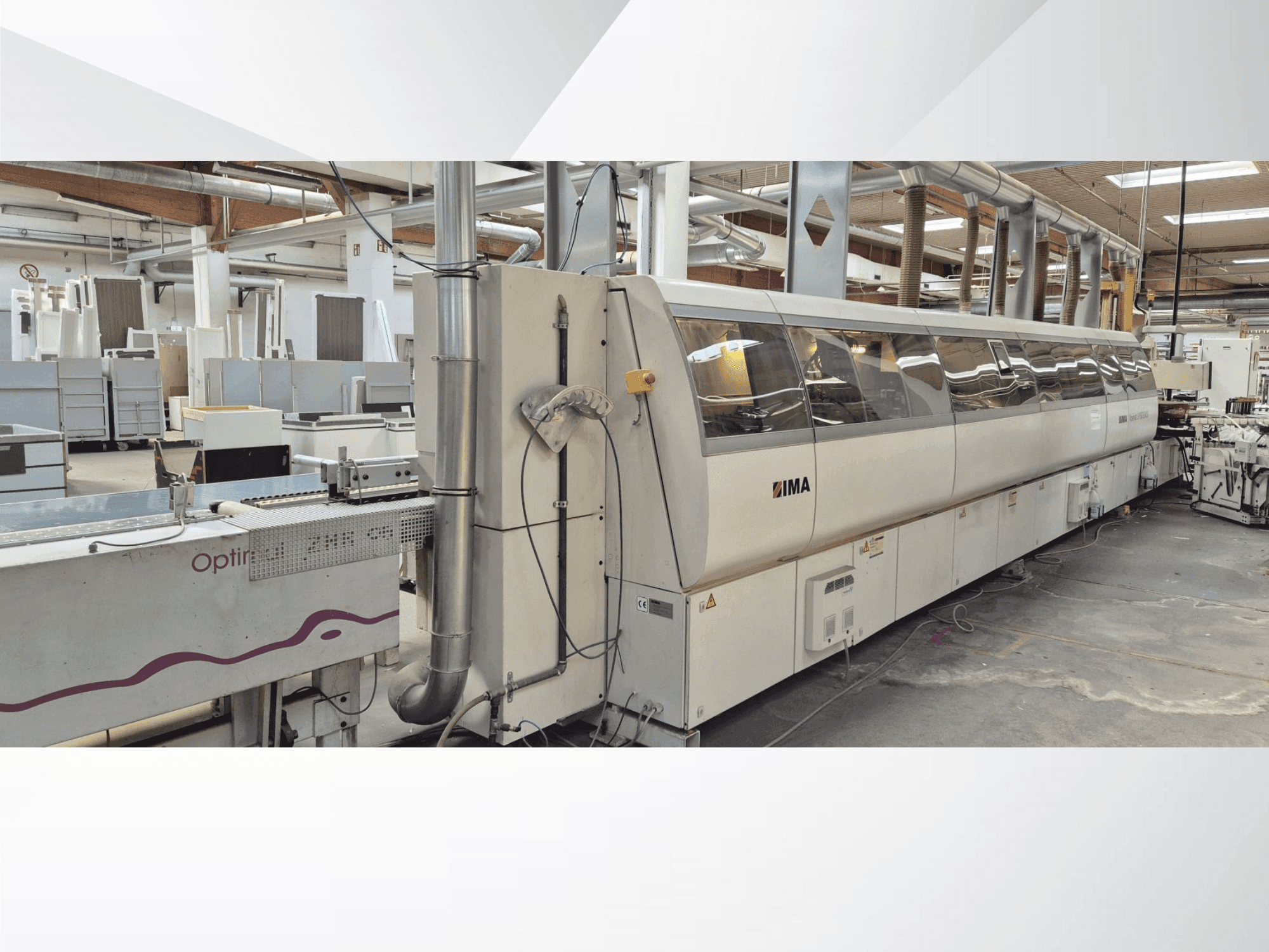 Frontansicht der IMA Novimat Systems I/R75/1000  Maschine