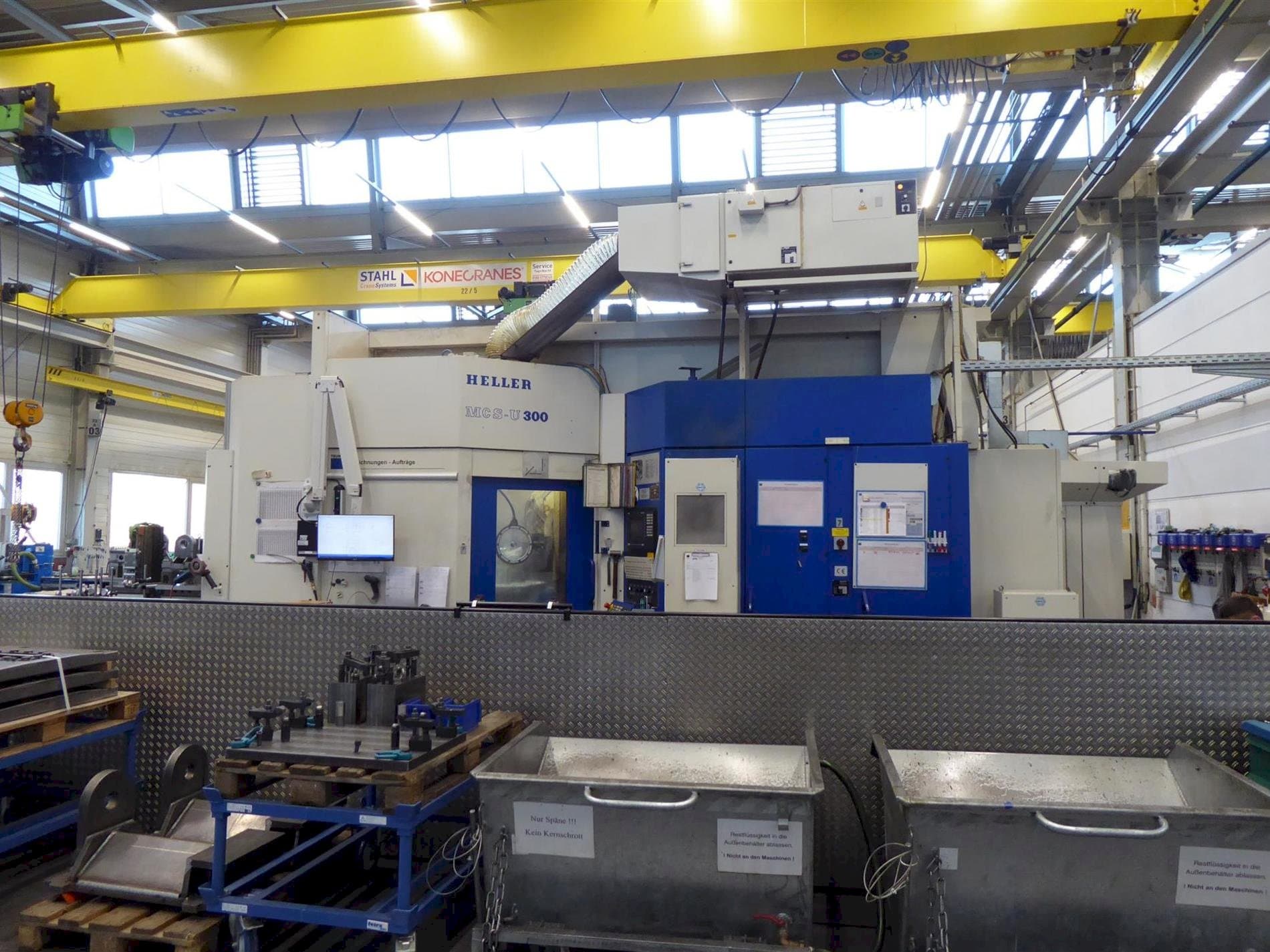 Frontansicht der HELLER MCS-U 300  Maschine