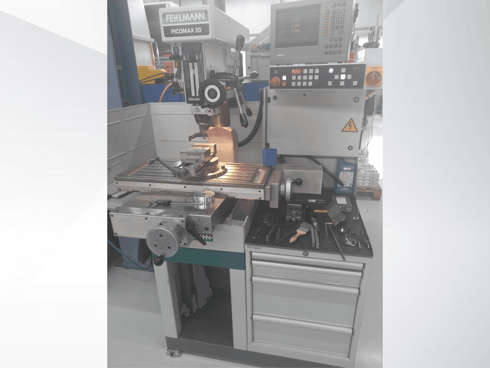 Frontansicht der FEHLMANN PICOMAX 20  Maschine