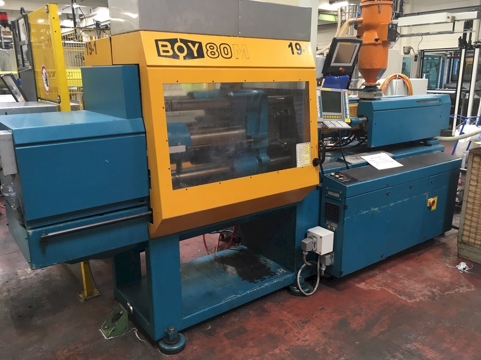 Frontansicht der Dr. Boy 80M  Maschine