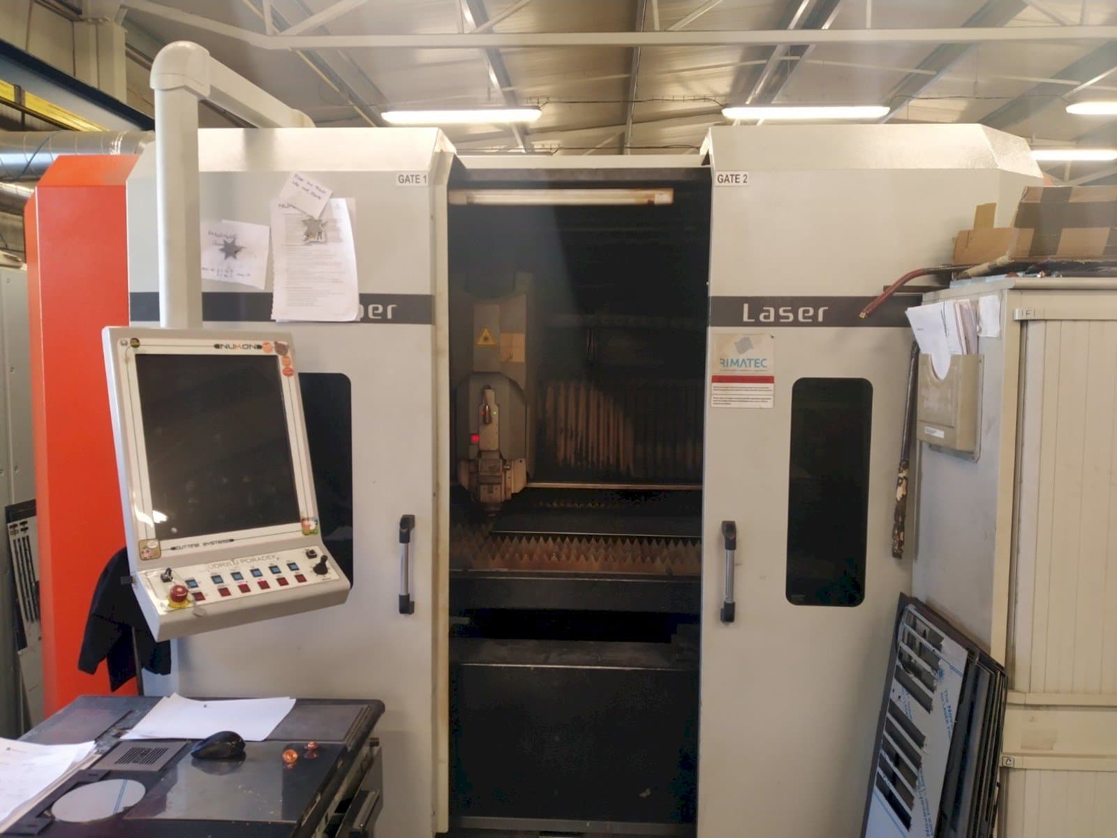 Frontansicht der NUKON NF PRO 315  Maschine