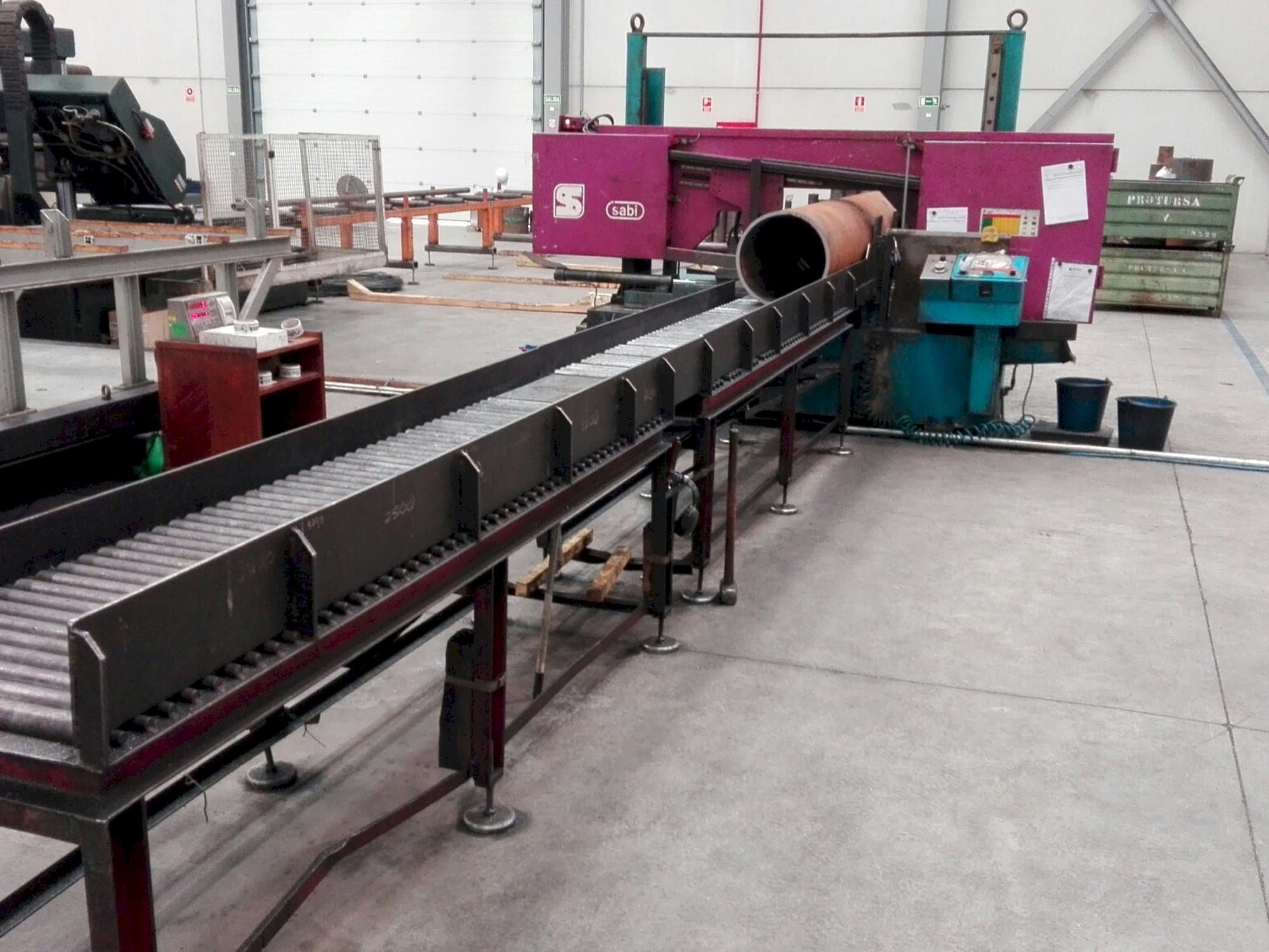 Frontansicht der Sabi PB-450A-NC  Maschine