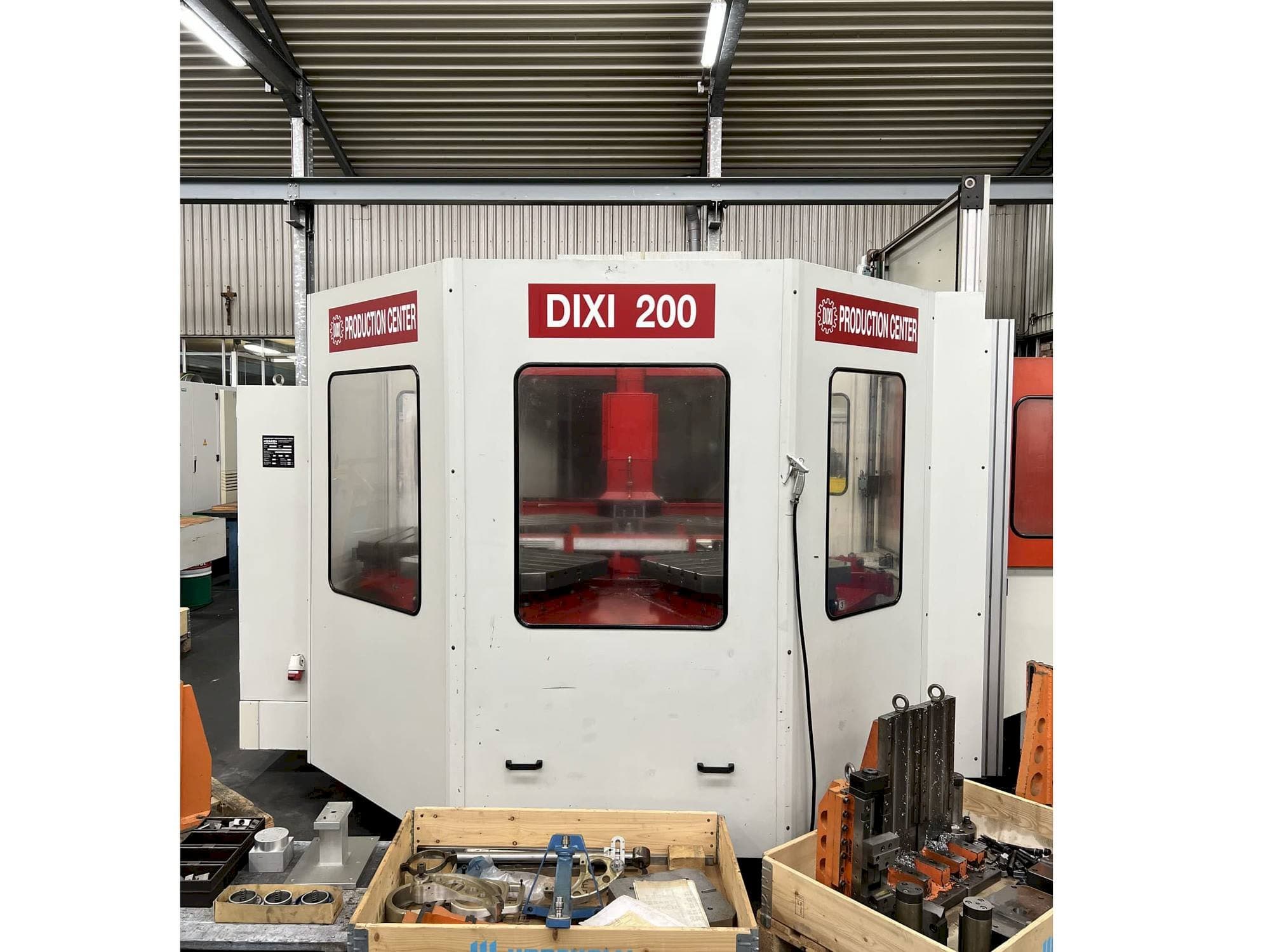 Frontansicht der DIXI 200 Maschine