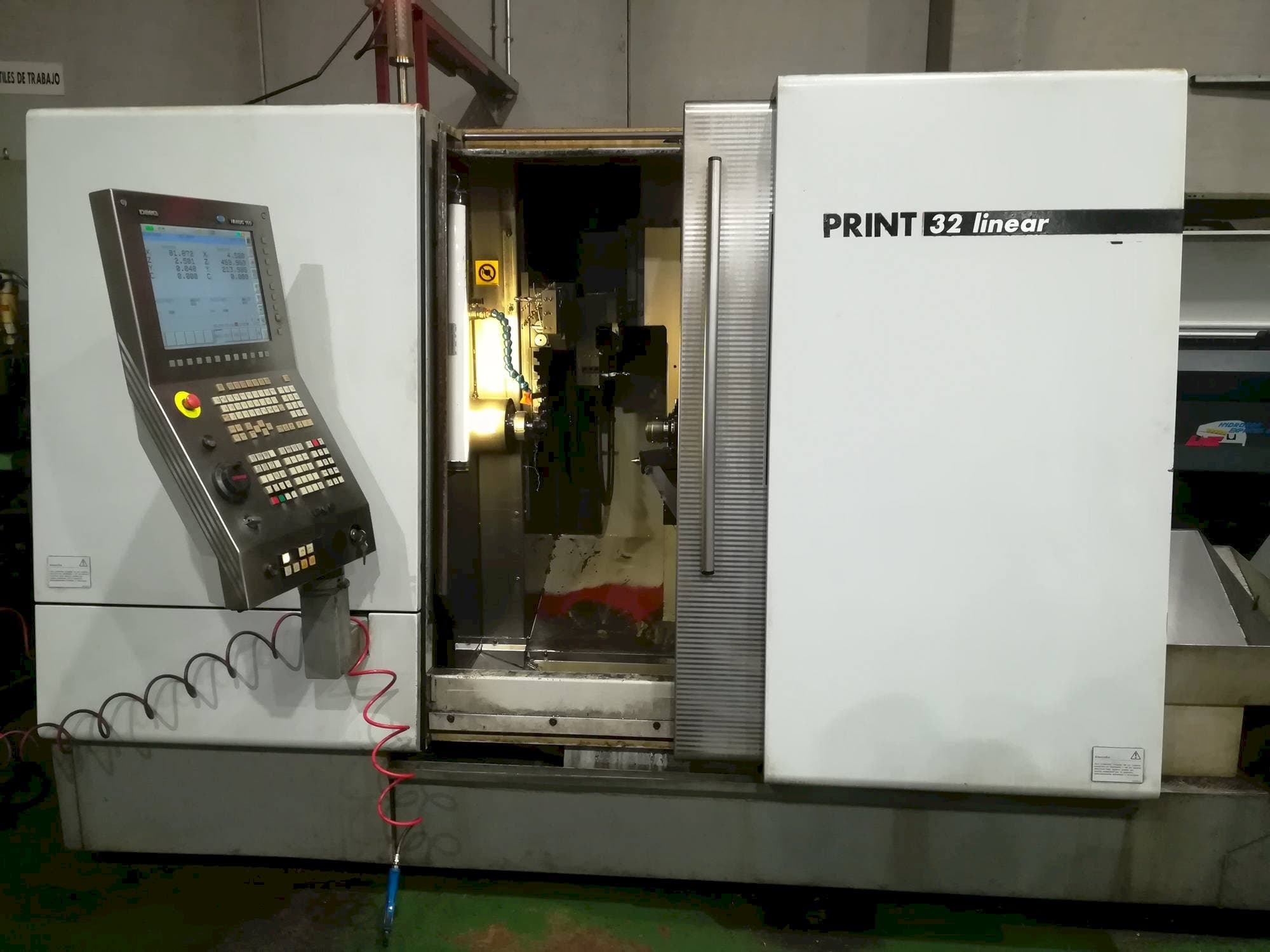 Frontansicht der Gildemeister Sprint 32 linear  Maschine