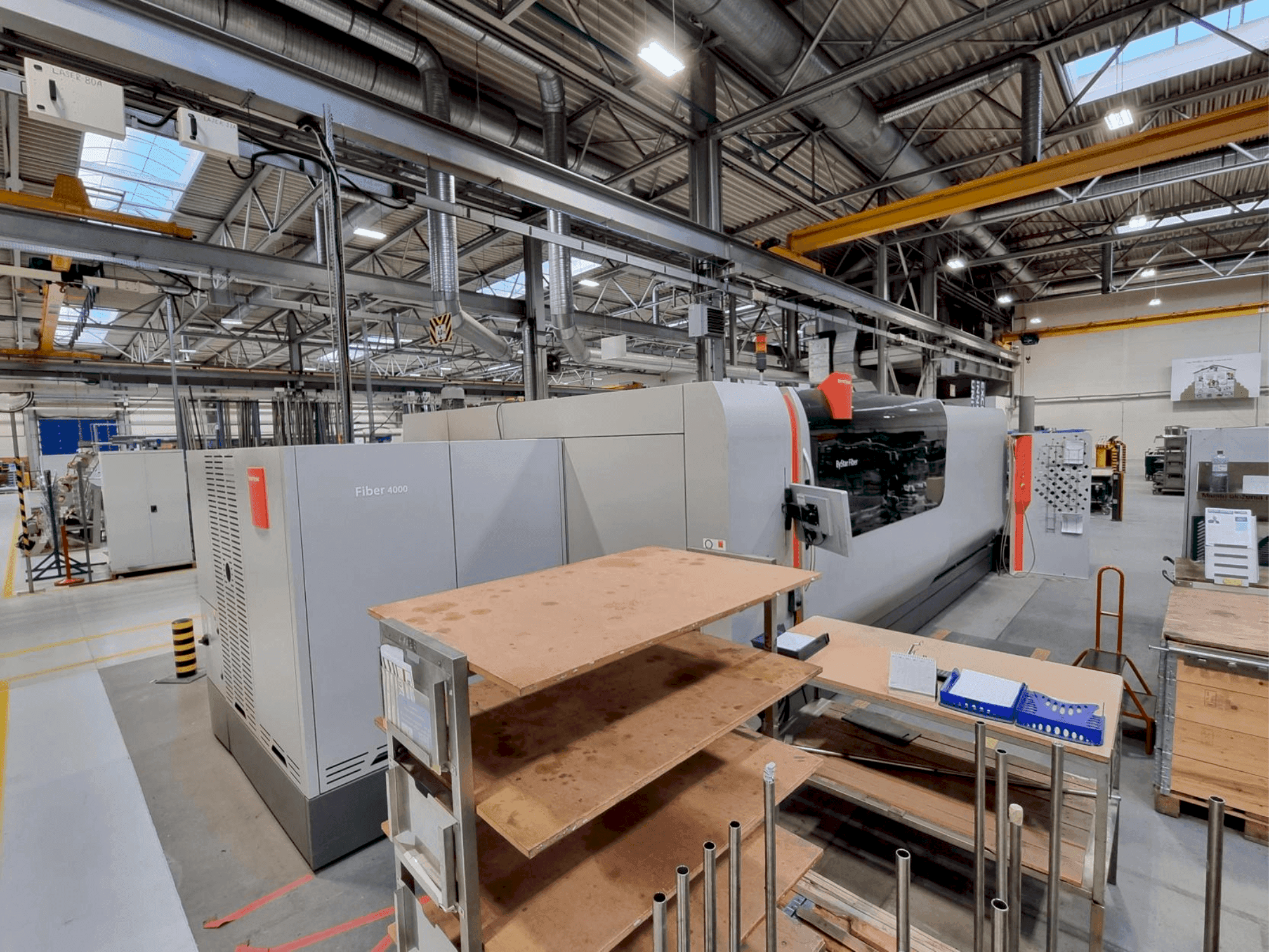 Frontansicht der Bystronic ByStar Fiber 4020 (2017)  Maschine