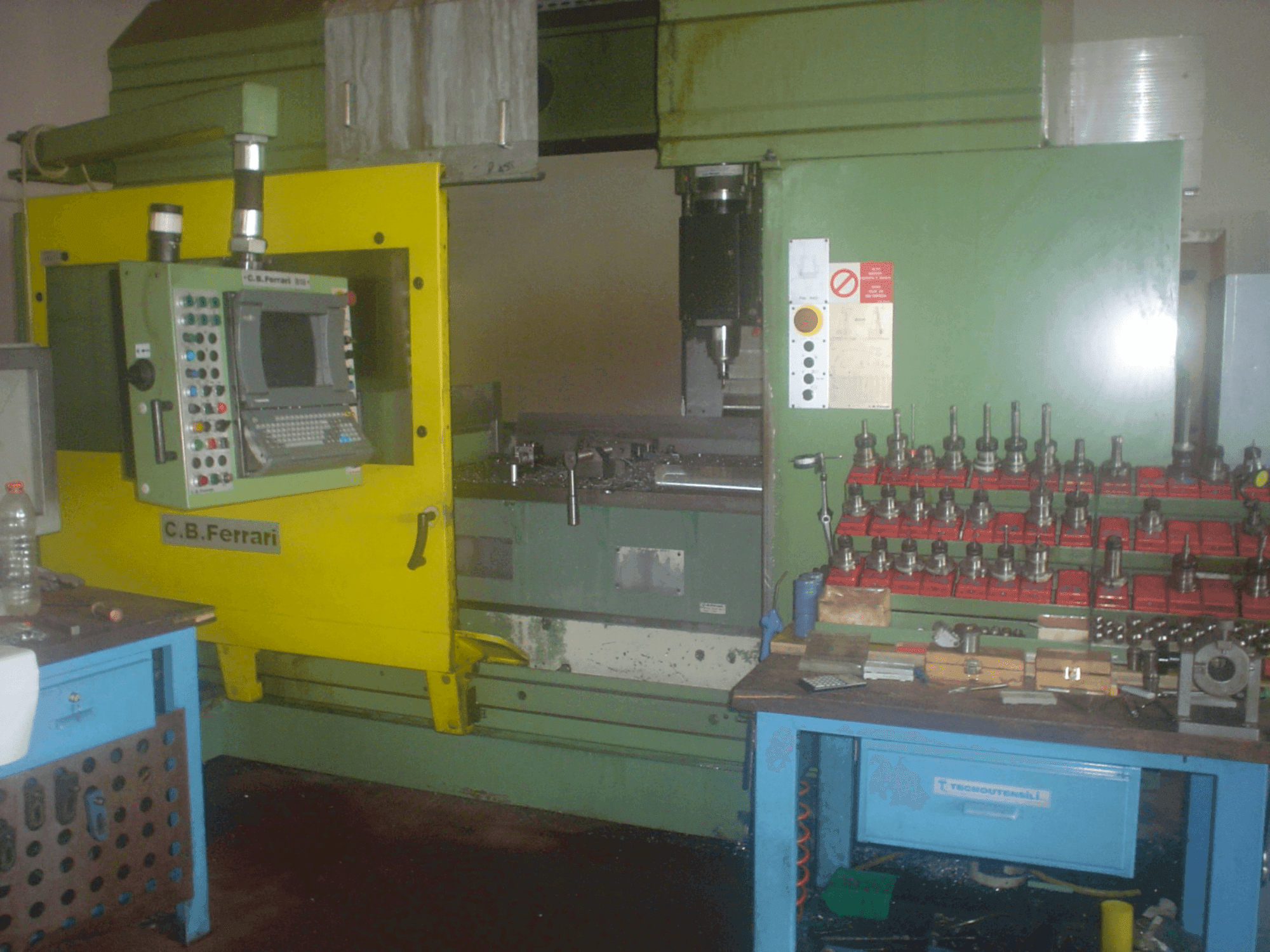 Frontansicht der C.B. Ferrari B18  Maschine