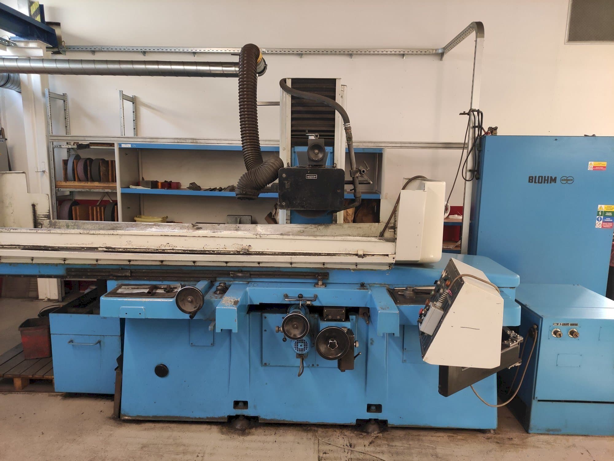 Frontansicht der BLOHM HFS 512  Maschine