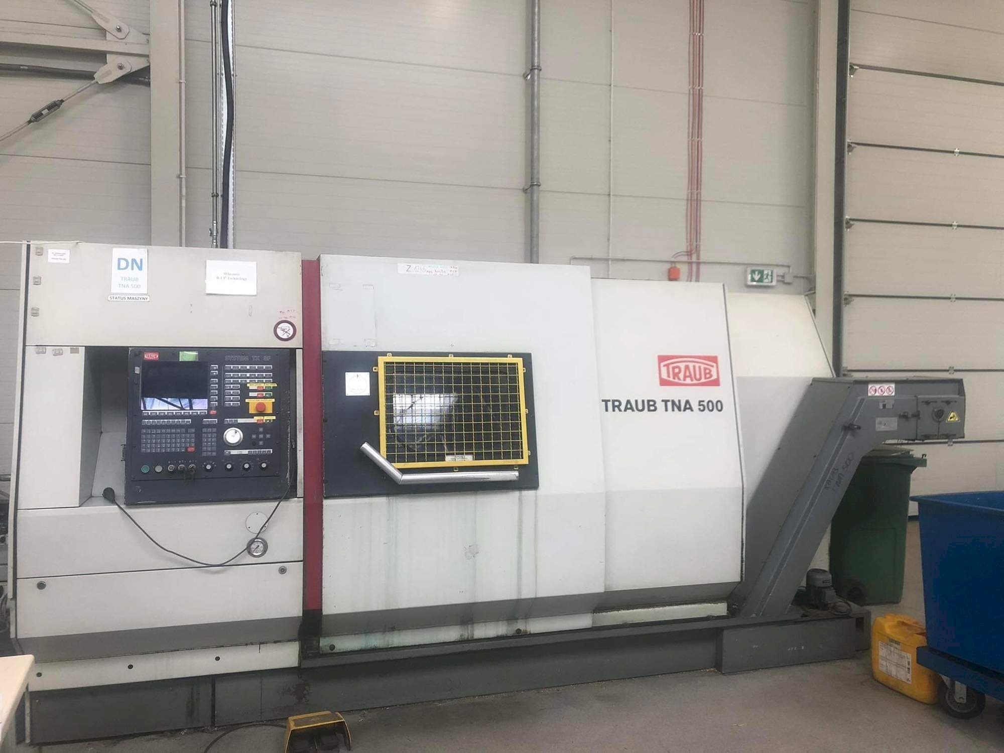 Frontansicht der TRAUB TNA 500/600  Maschine