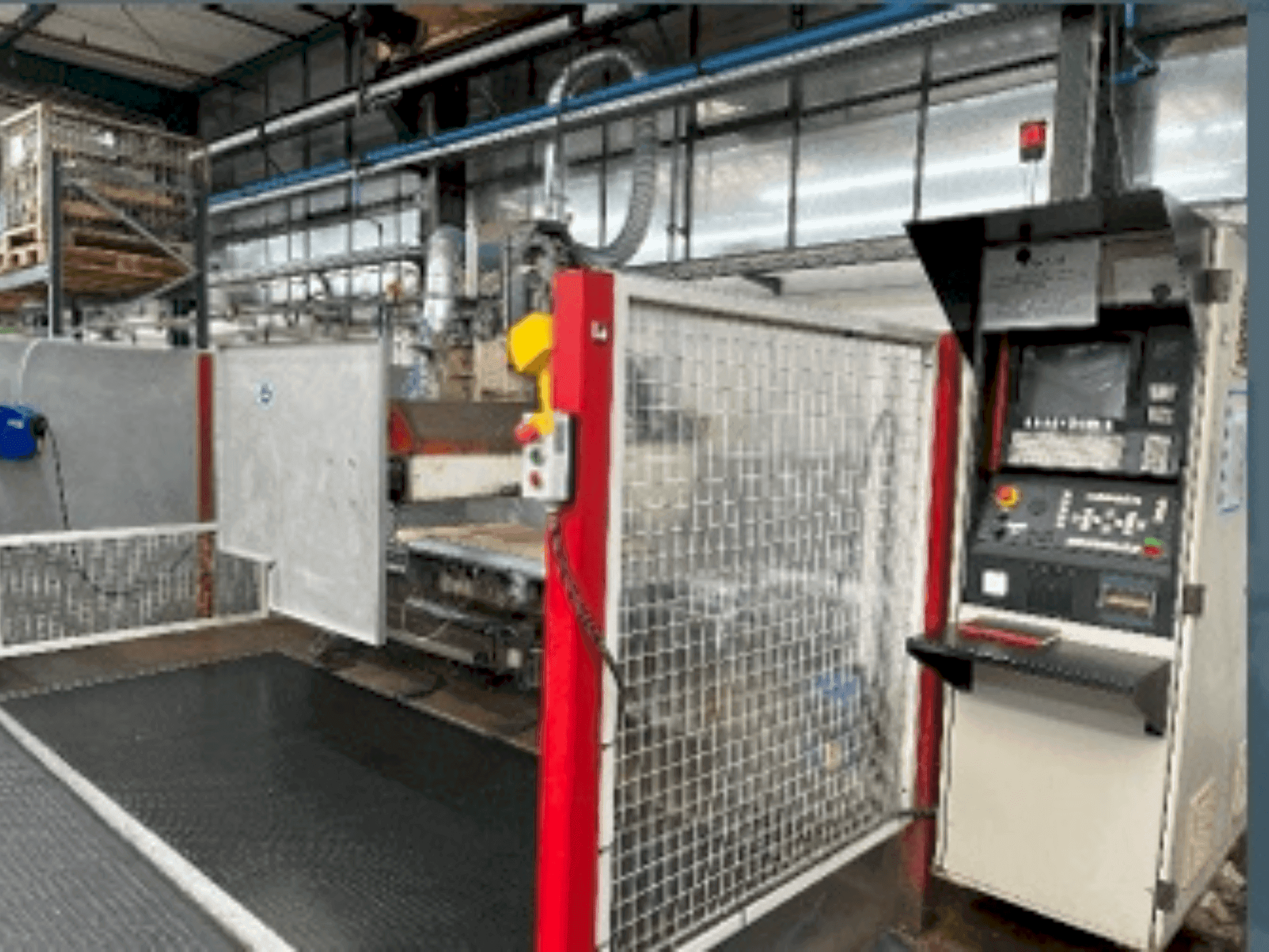 Frontansicht der IMA BIMA Quadroform C80/280  Maschine