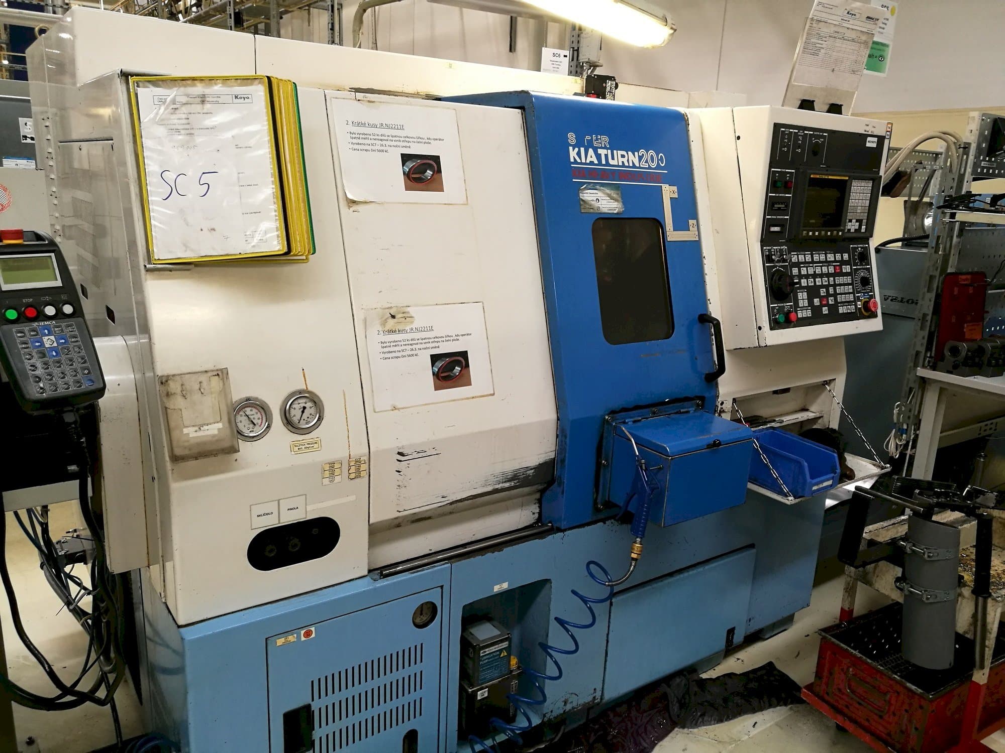 Frontansicht der Kia Super Kia Turn 200  Maschine