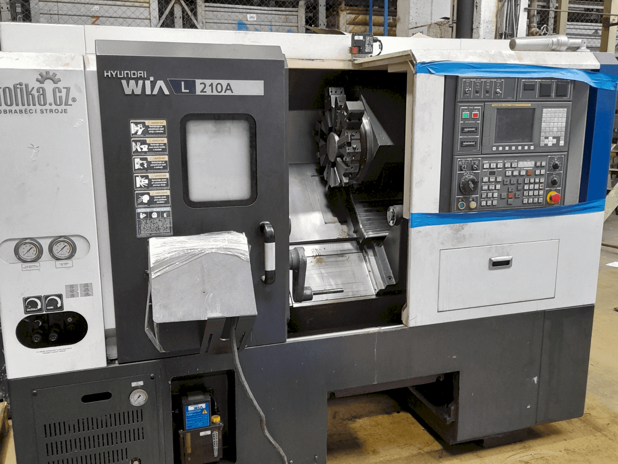 Frontansicht der Hyundai Wia L210A  Maschine