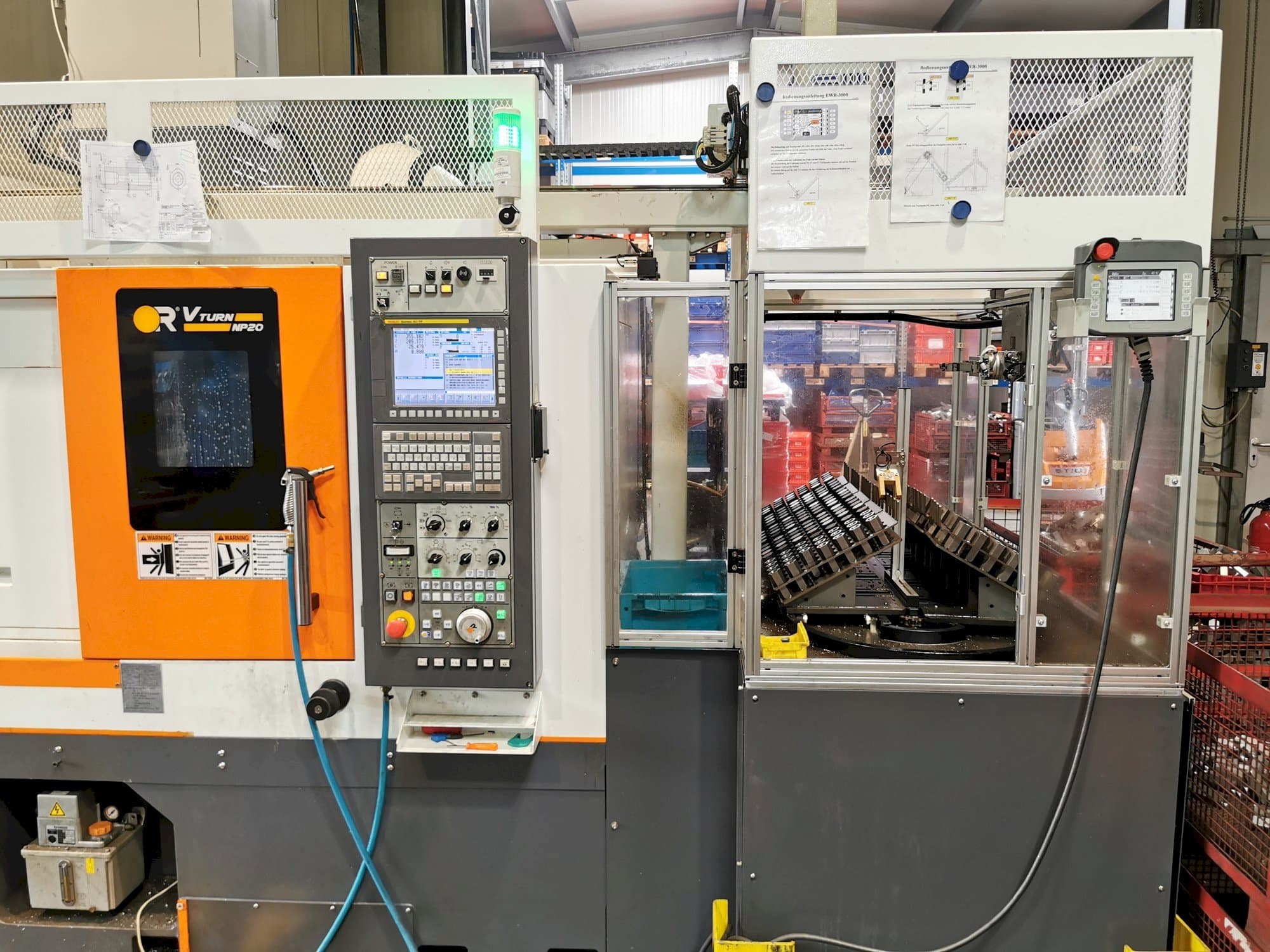 Frontansicht der Victor V Turn MP  Maschine