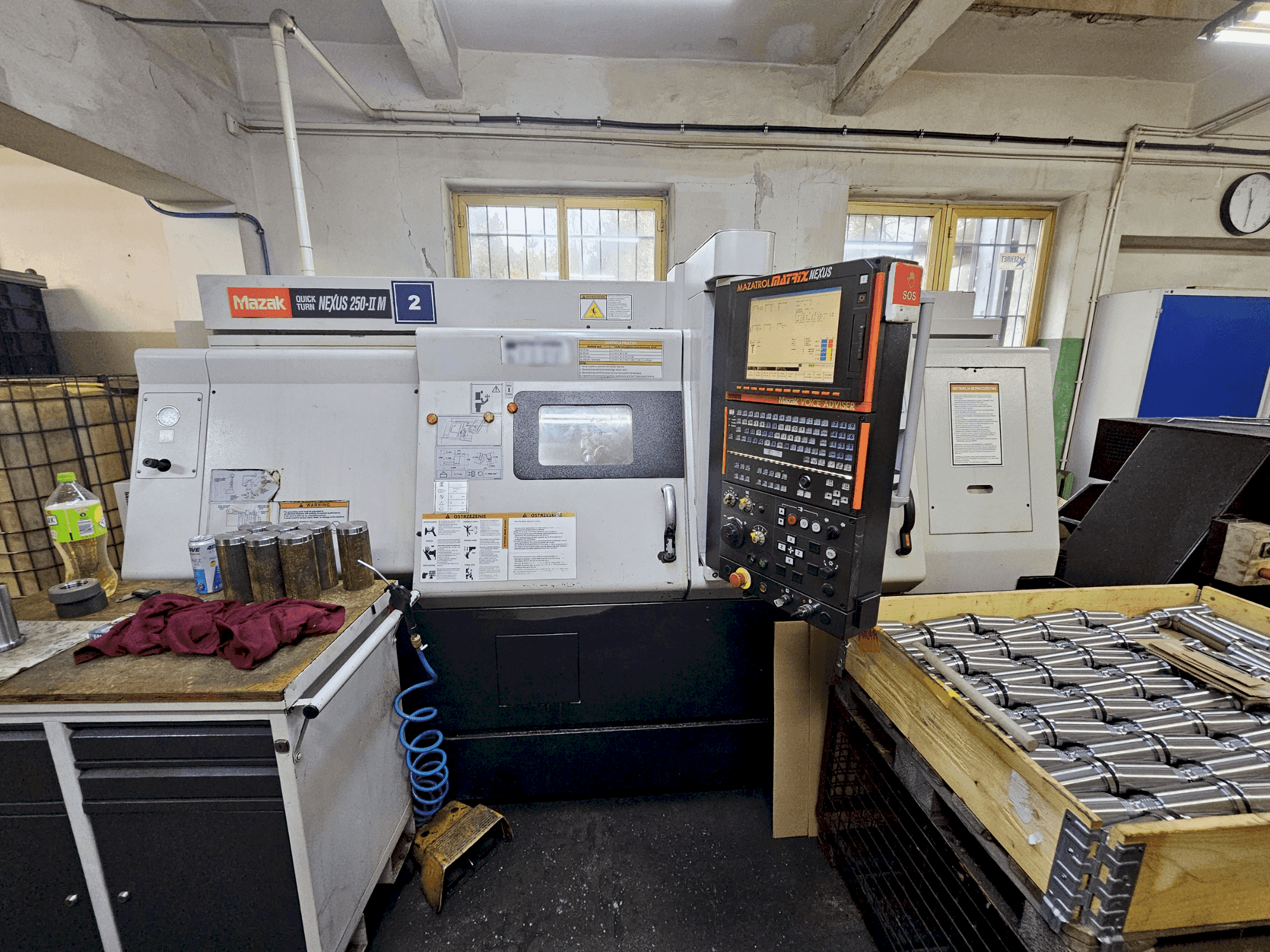 Frontansicht der Mazak QUICKTURN NEXUS 250-II M  Maschine