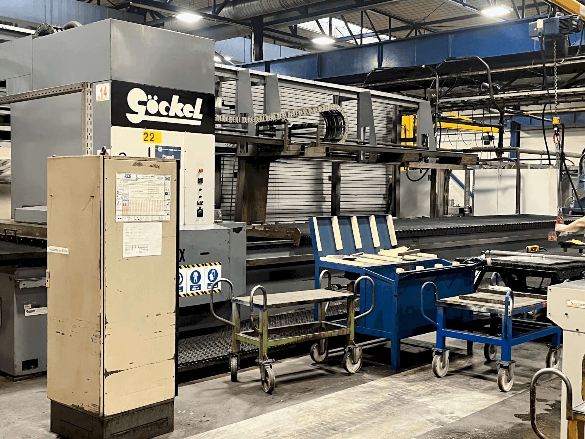 Frontansicht der GÖCKEL G130  Maschine