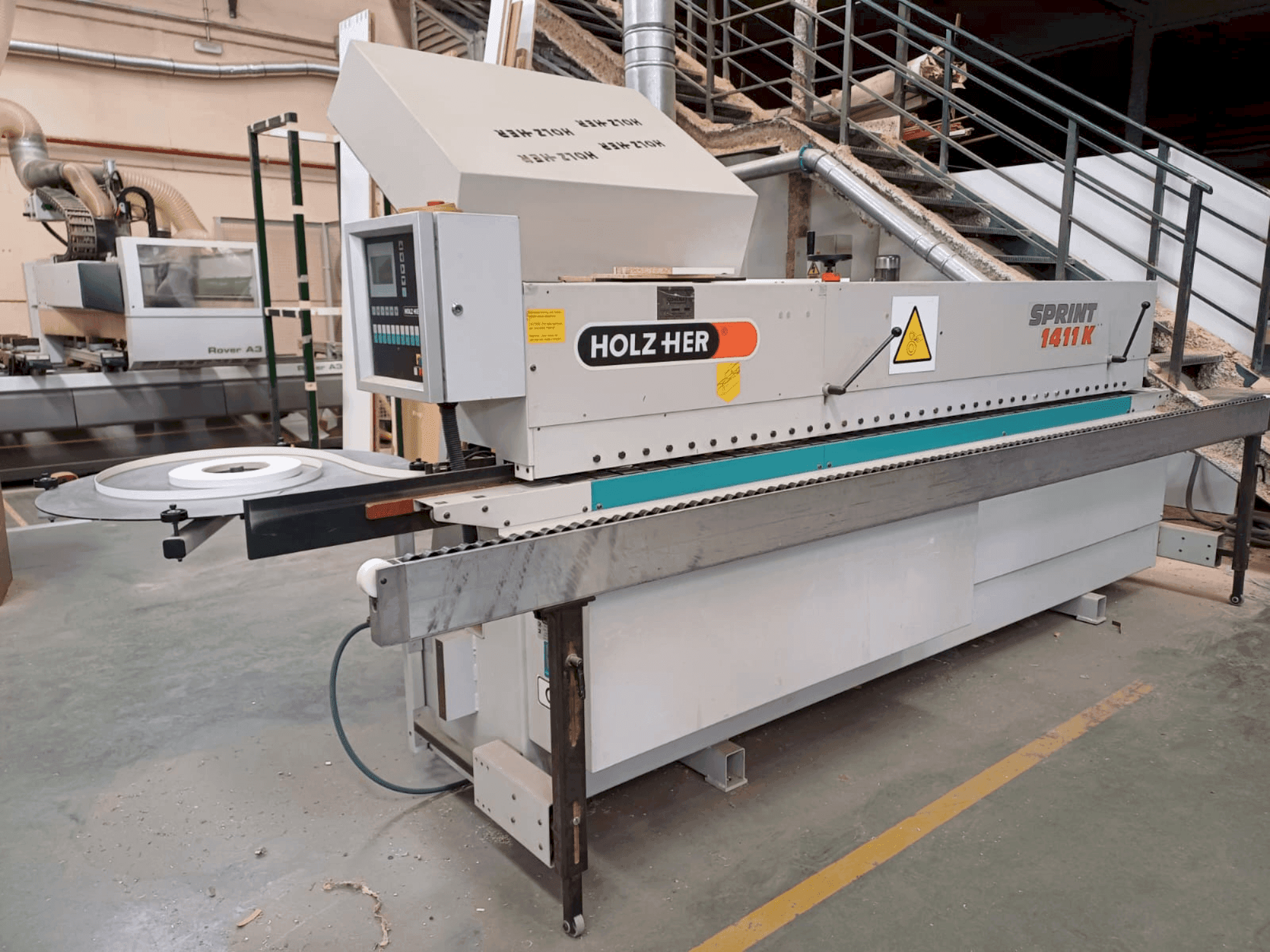 Frontansicht der HOLZHER SPRINT 1411K  Maschine