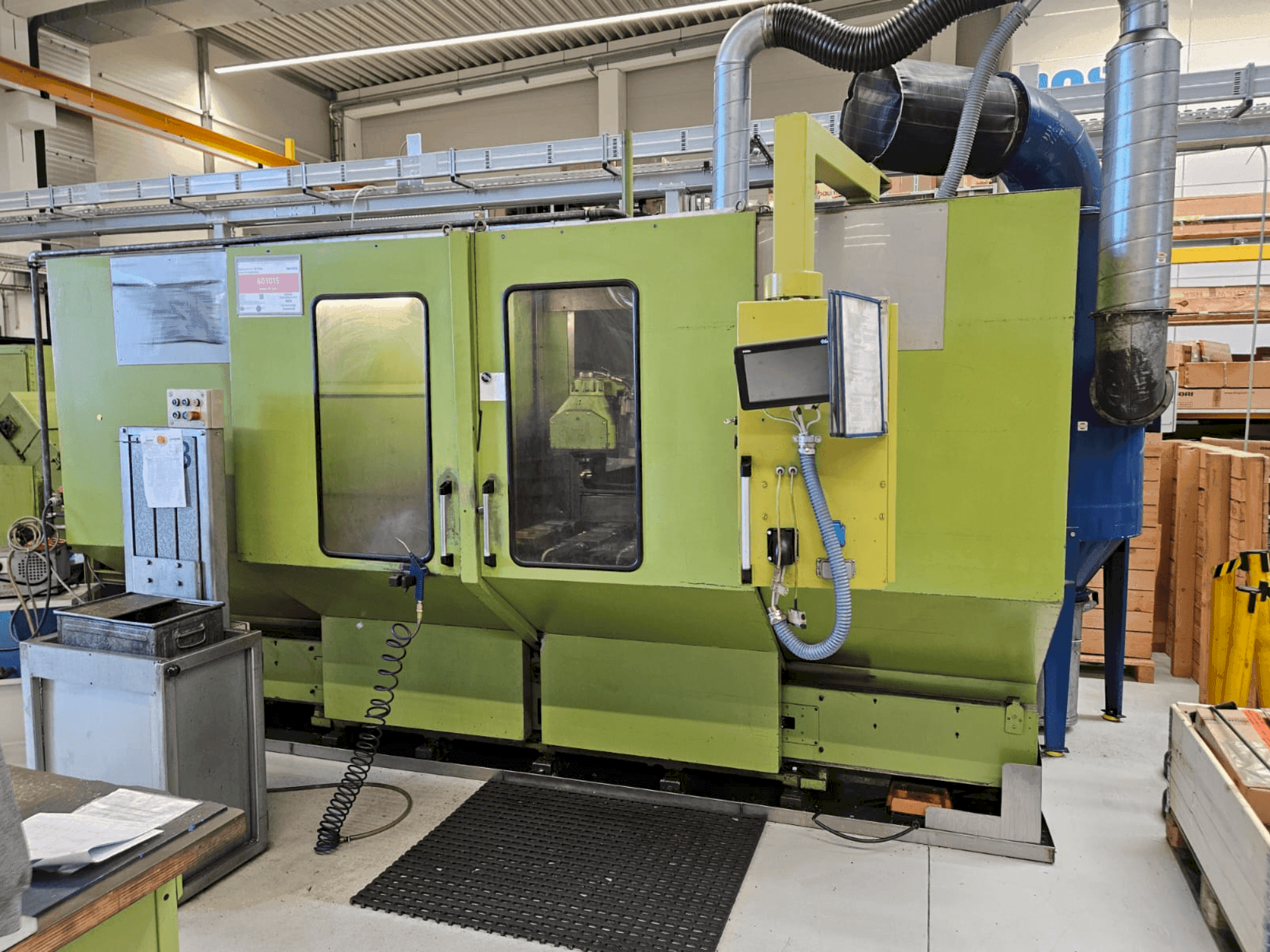 Frontansicht der HELLER PFU2  Maschine