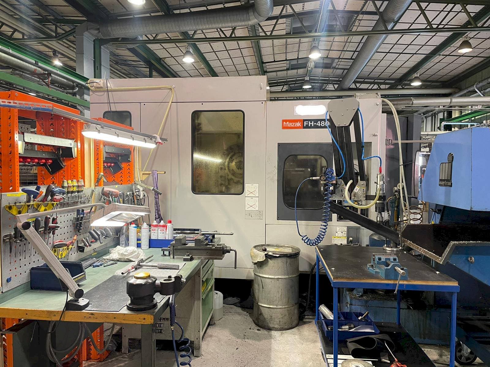 Frontansicht der Mazak FH-4800  Maschine