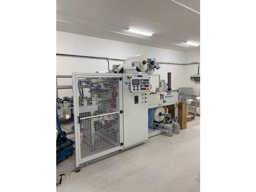 Frontansicht der Barberan .  Maschine