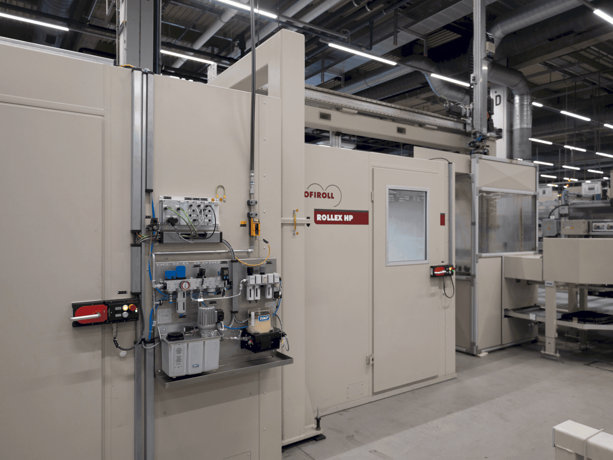 Frontansicht der PROFIROLL ROLLEX HP  Maschine