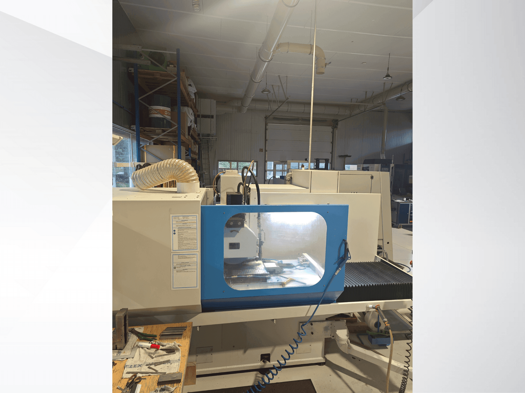 Frontansicht der ABA EL 1006  Maschine