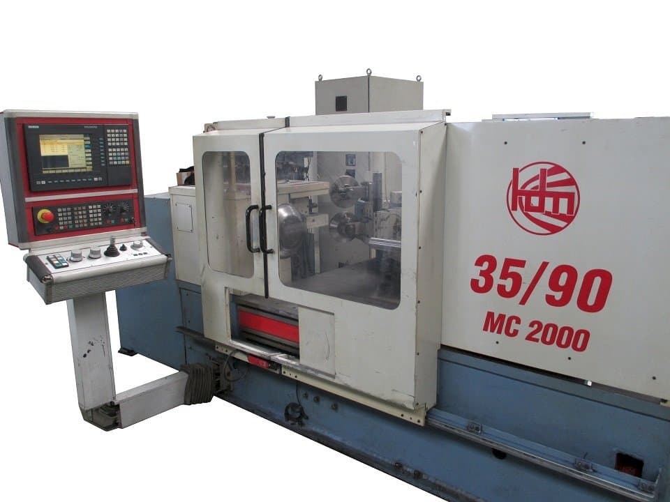 Frontansicht der HDM 35/90 MC 2000  Maschine