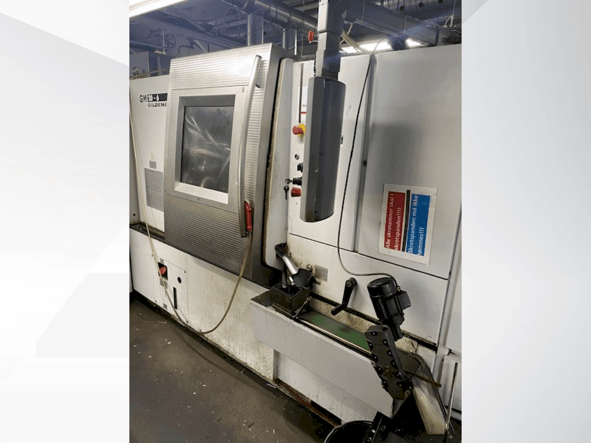 Frontansicht der Gildemeister GM 20-6  Maschine