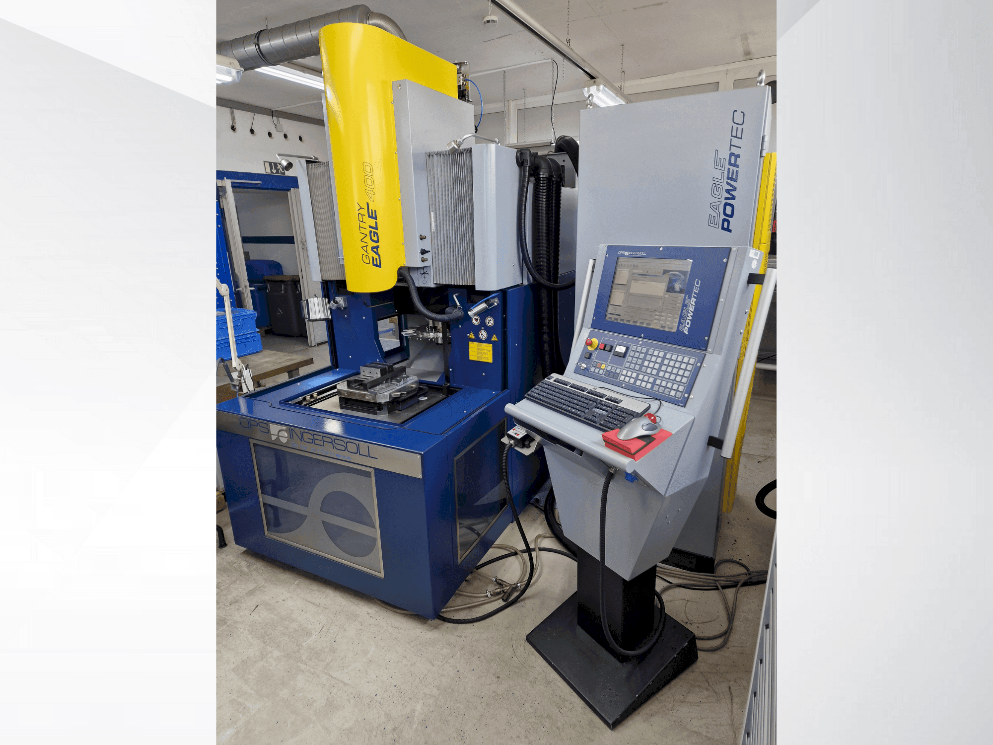 Frontansicht der OPS INGERSOLL Eagle 400  Maschine