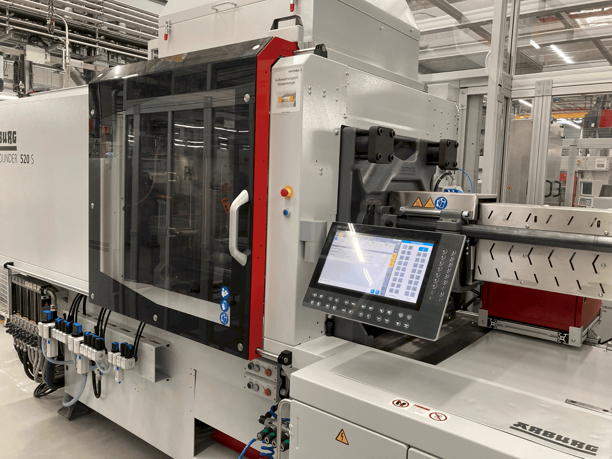 Frontansicht der Arburg Allrounder 520 S 1600-400  Maschine