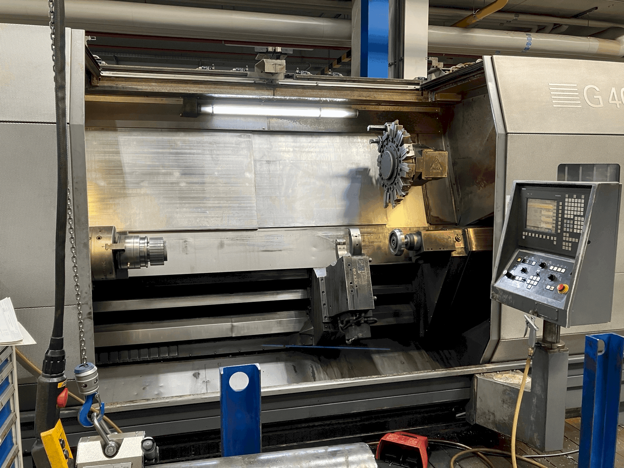 Frontansicht der Index G 400 Ratio Line  Maschine