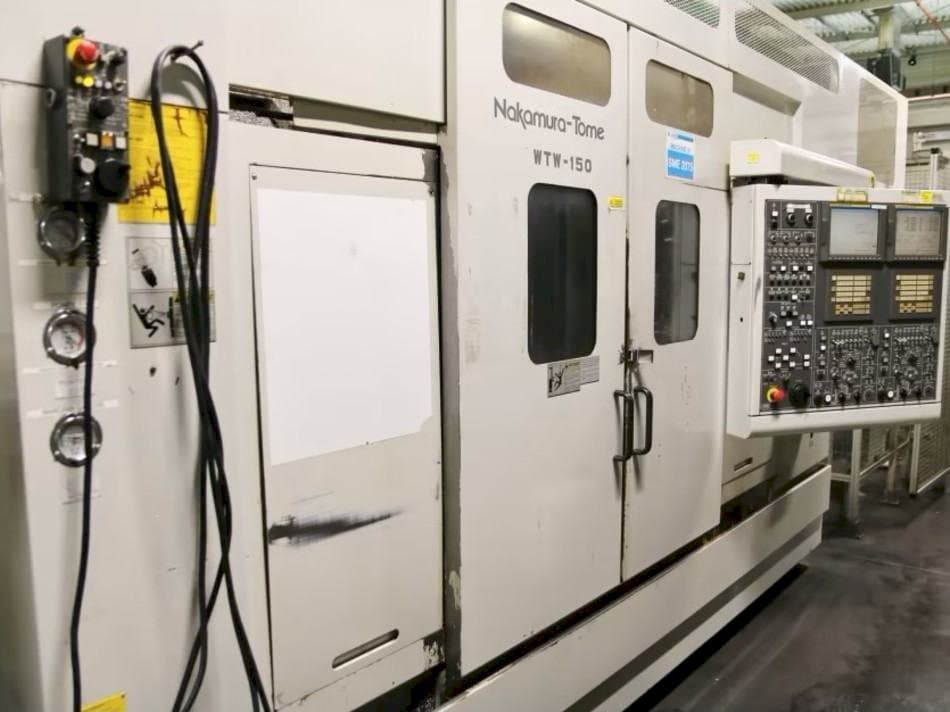 Linke Ansicht der NAKAMURA-TOME WTW-150  Maschine