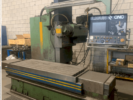 Frontansicht der LAGUN FBF 1800  Maschine