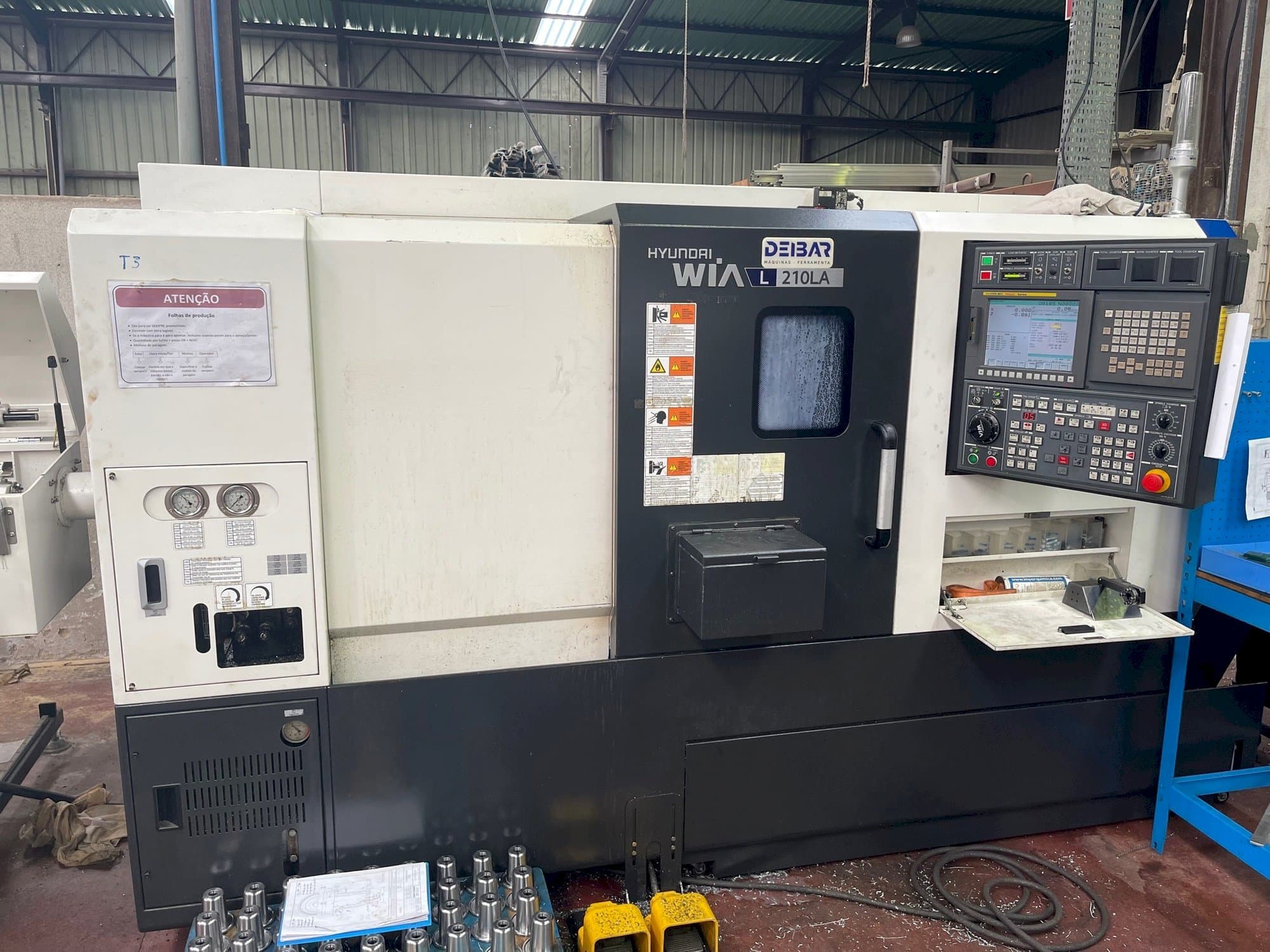 Frontansicht der Hyundai Wia L210LA  Maschine