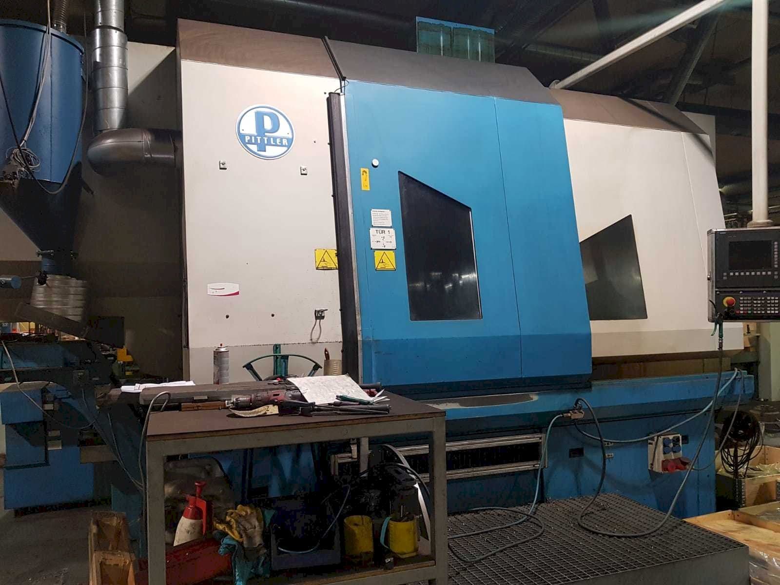 Frontansicht der Pittler PV 1000  Maschine