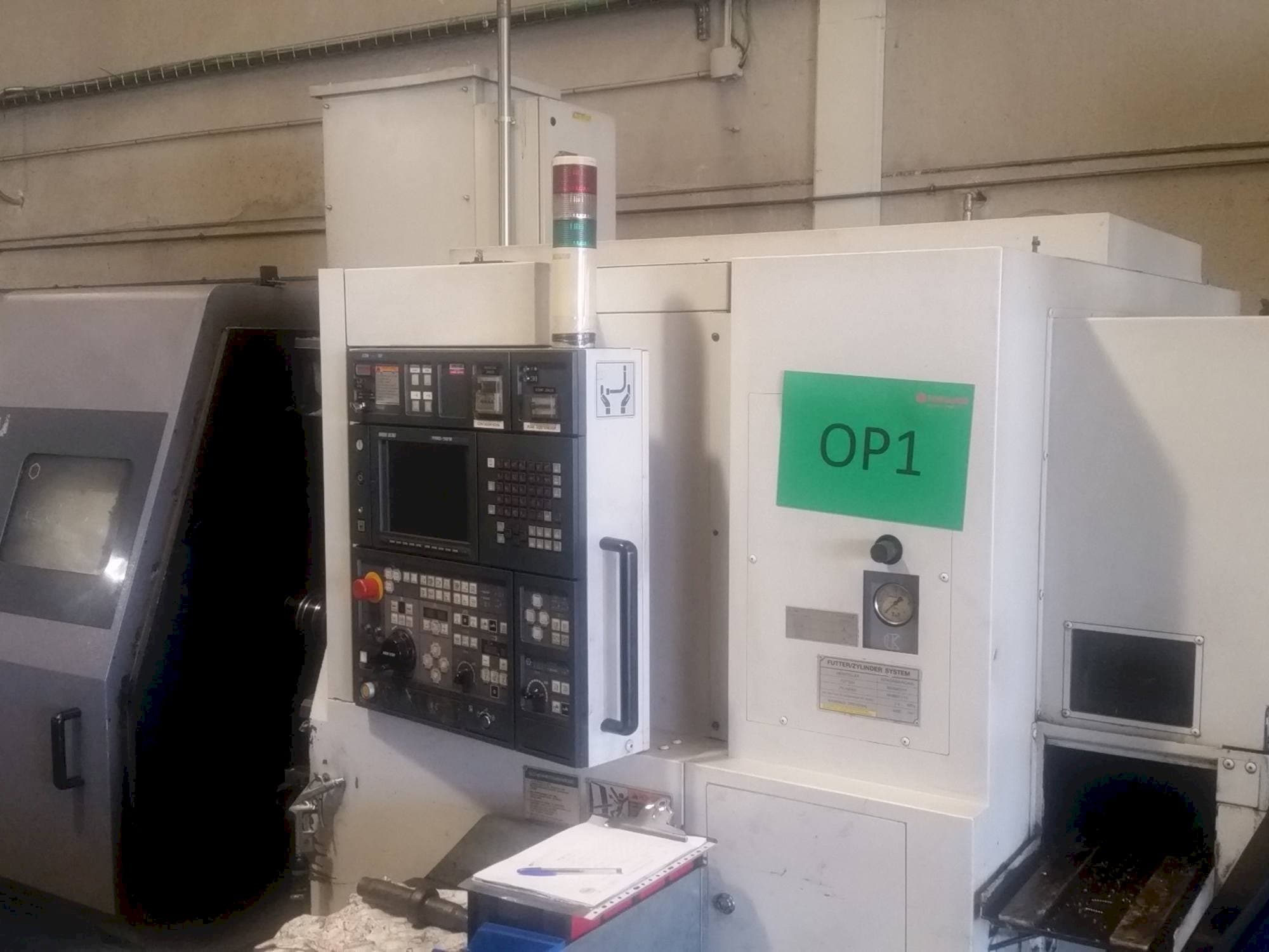 Frontansicht der MORI SEIKI ZL 200 MSC  Maschine