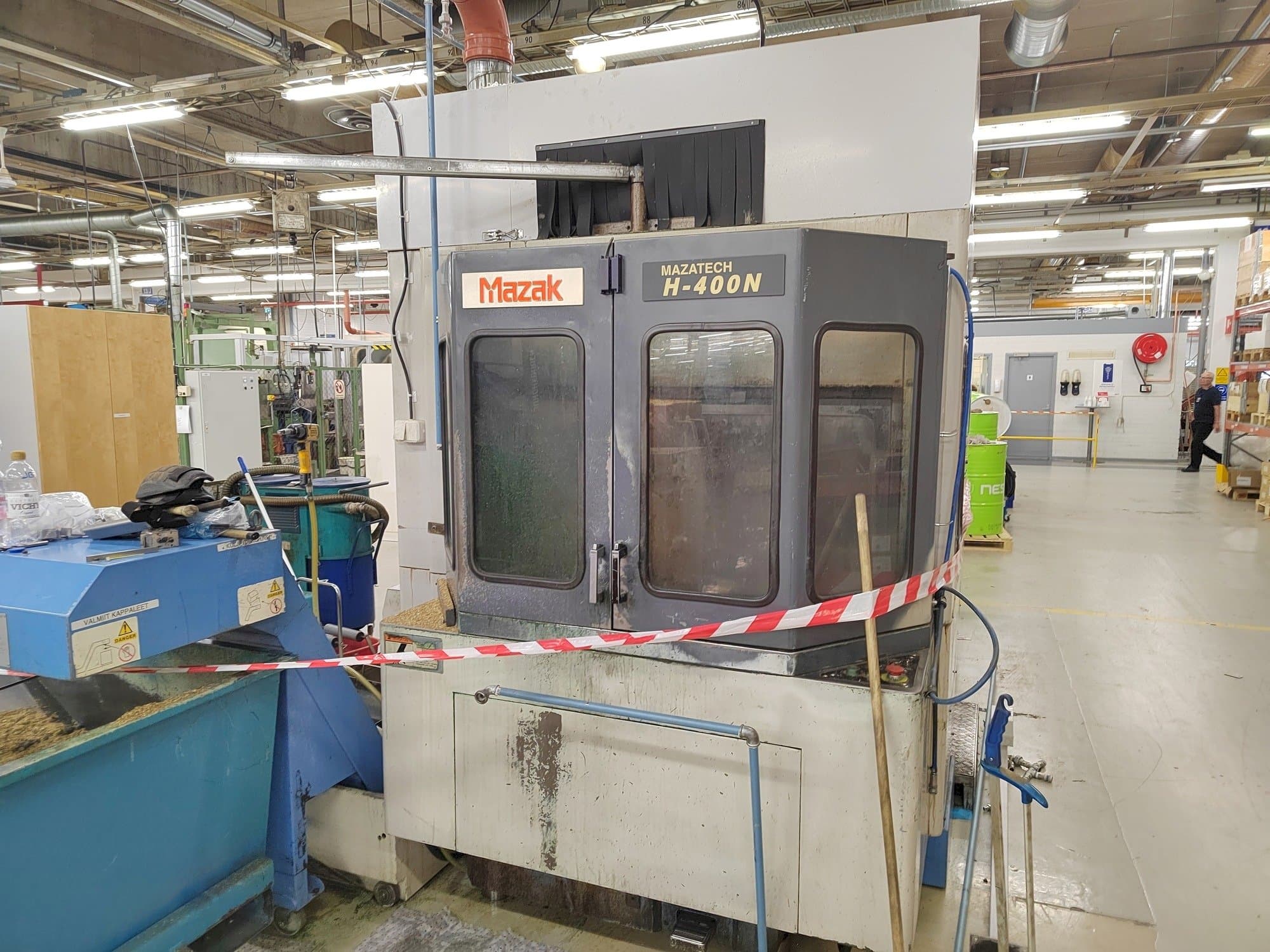 Frontansicht der Mazak H-400N  Maschine