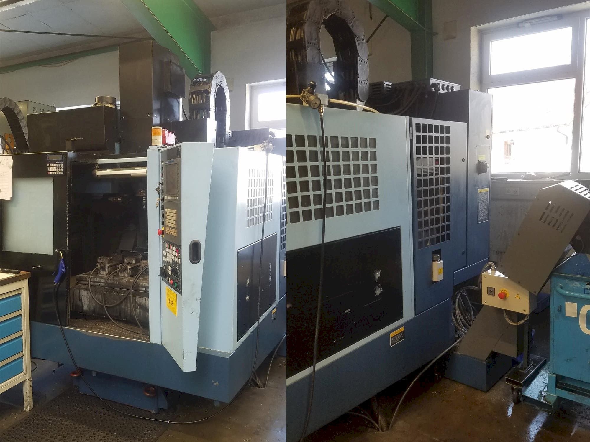 Frontansicht der Matsuura 550 V-Plus  Maschine