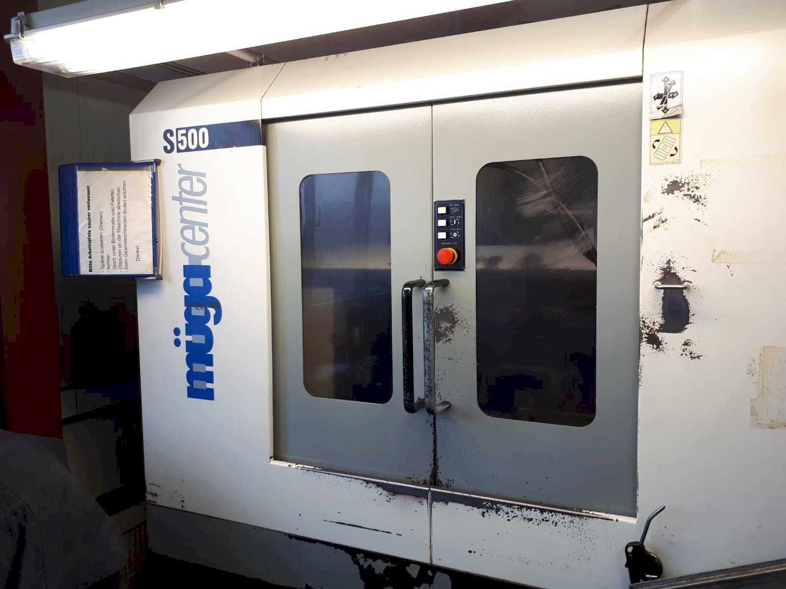 Frontansicht der Muga S500  Maschine