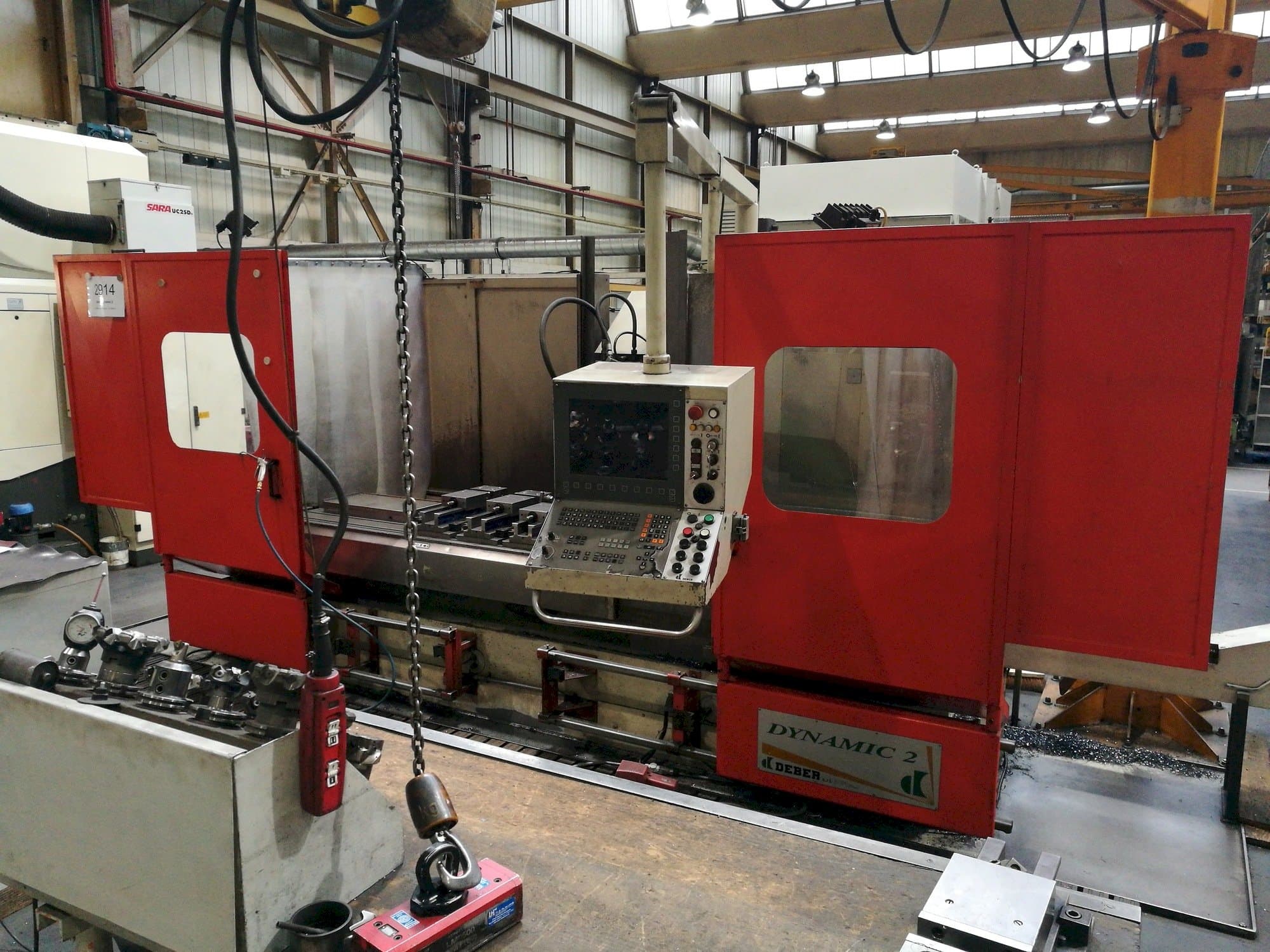 Frontansicht der DEBER Dynamic 2  Maschine