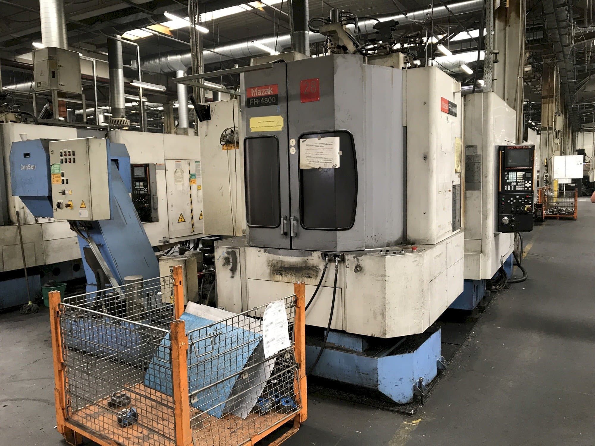 Frontansicht der Mazak FH-4800 40T  Maschine