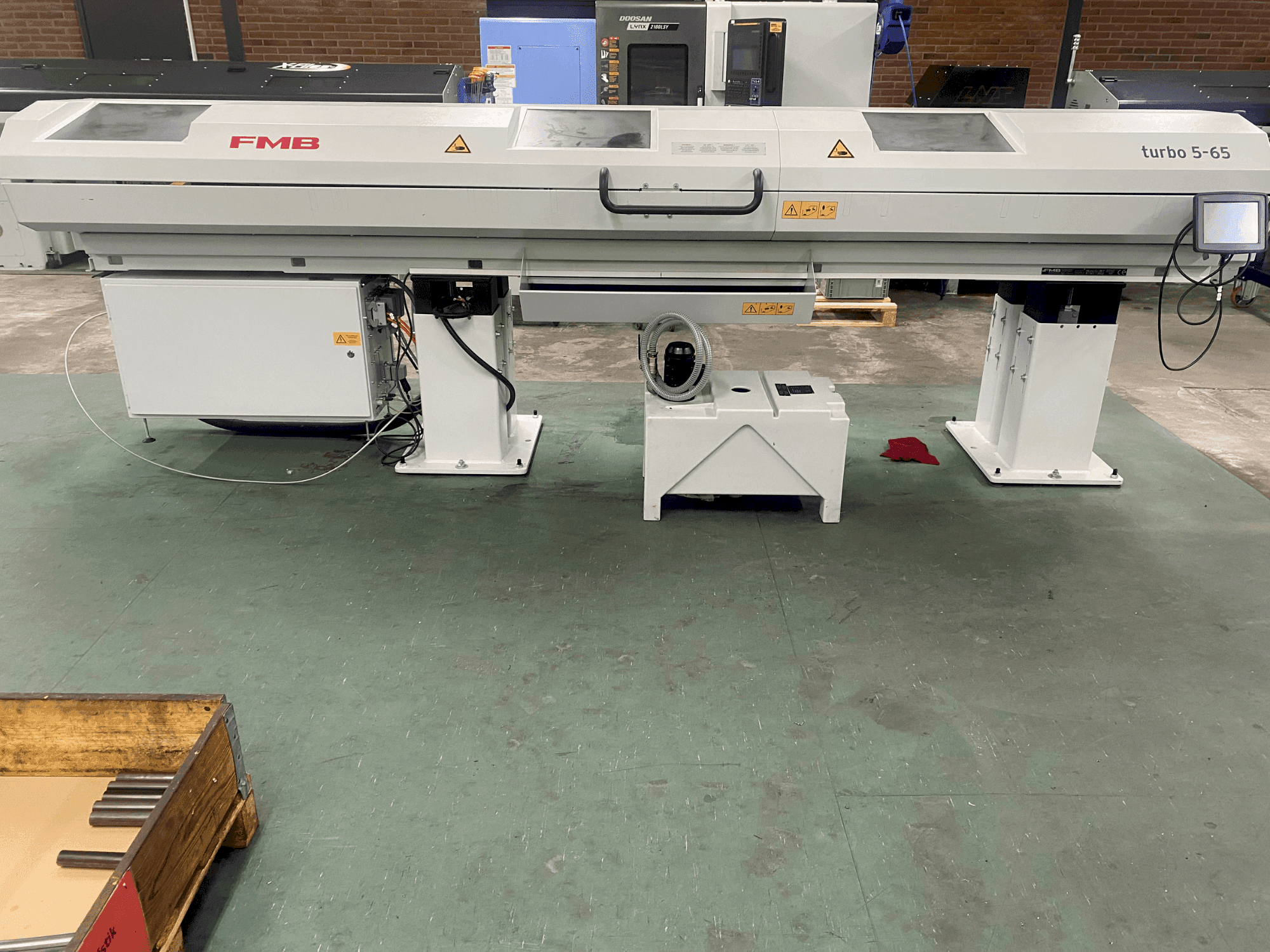 Frontansicht der FMB Turbo 5-65  Maschine