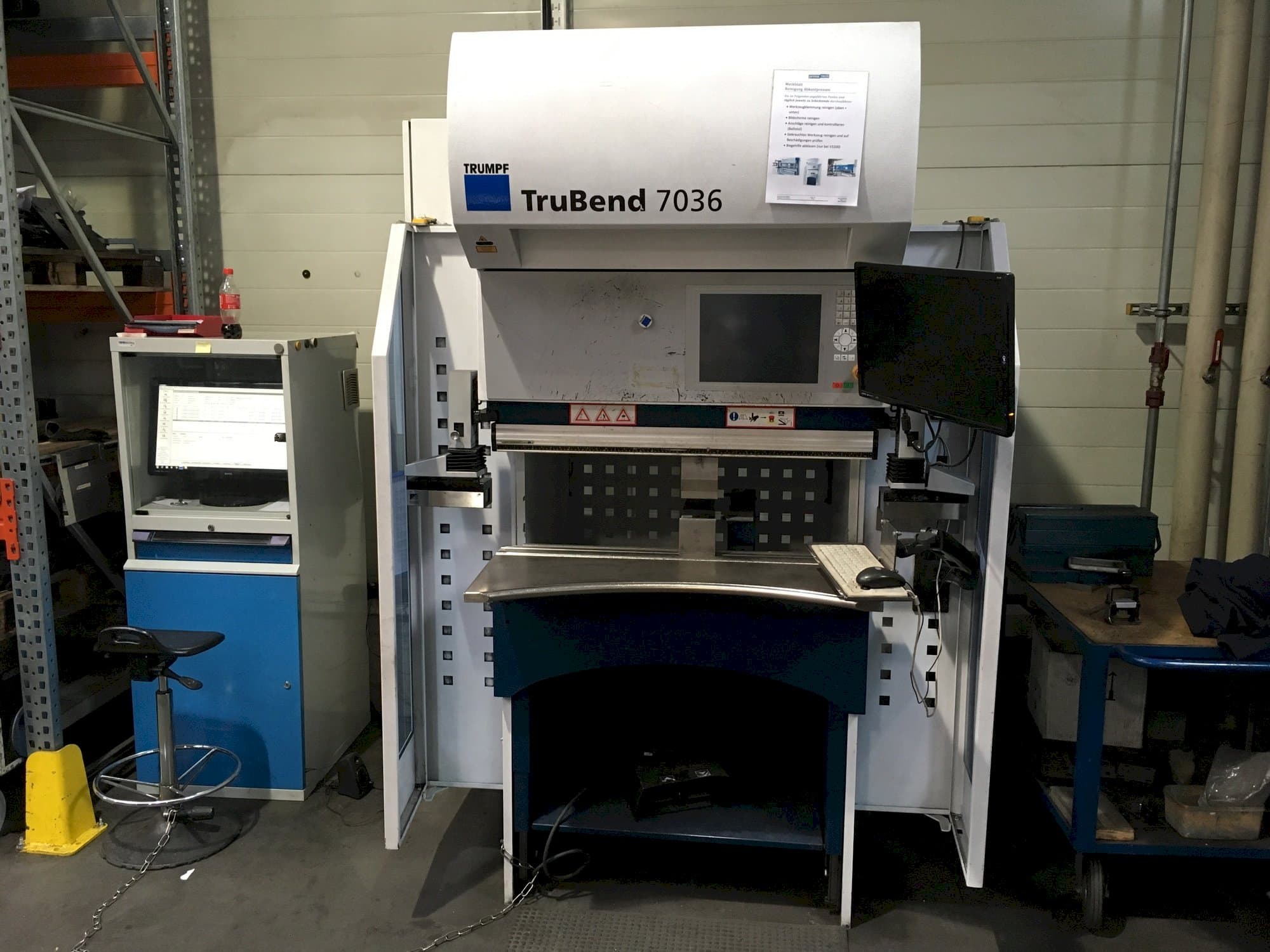 Frontansicht der Trumpf TruBend 7036  Maschine