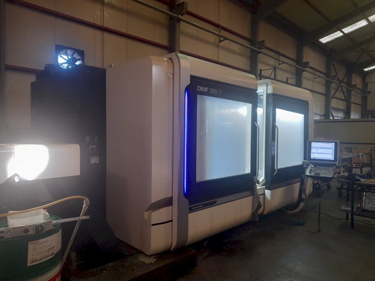 Frontansicht der DMG MORI DMF 260-7  Maschine