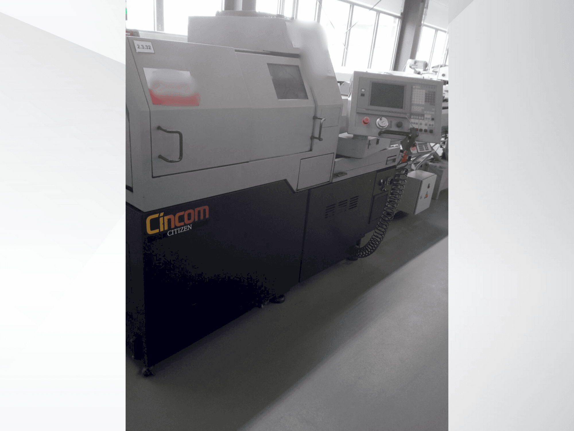 Frontansicht der Citizen L5-20  Maschine